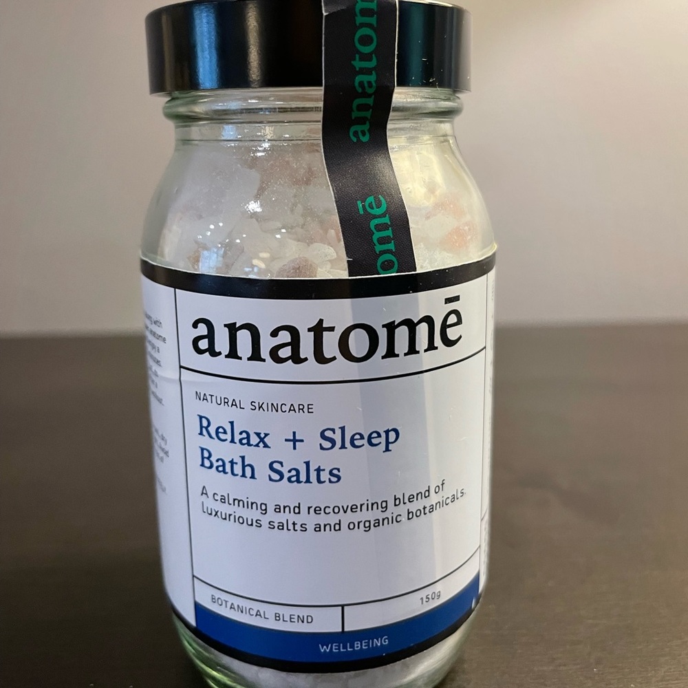 anatome Relax + Sleep Bath Salts Wellbeing 150 g NEW Sealed